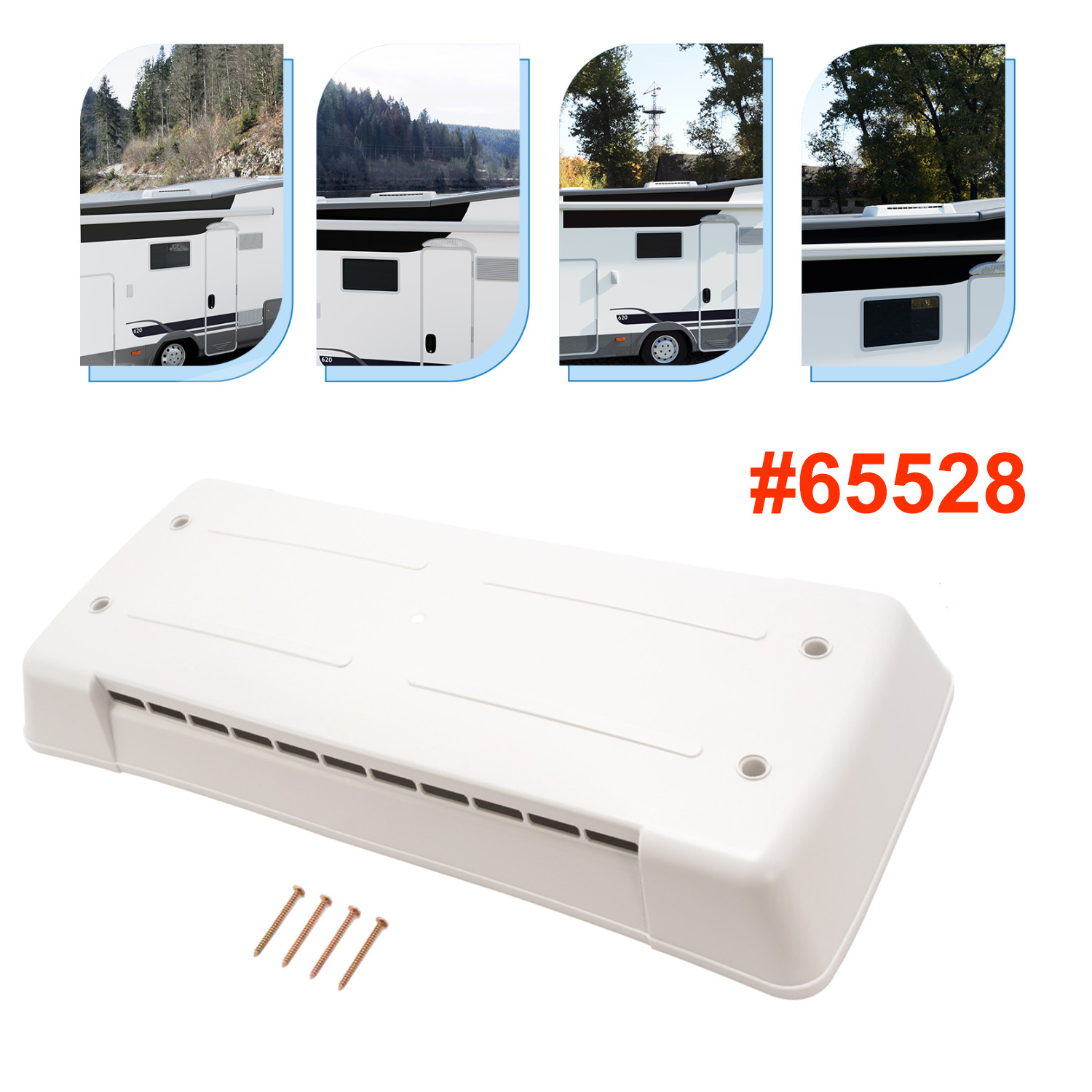 For Dometic Refrigerator Vent Cover RV Roof Lid Trailer Replacement Part #65528