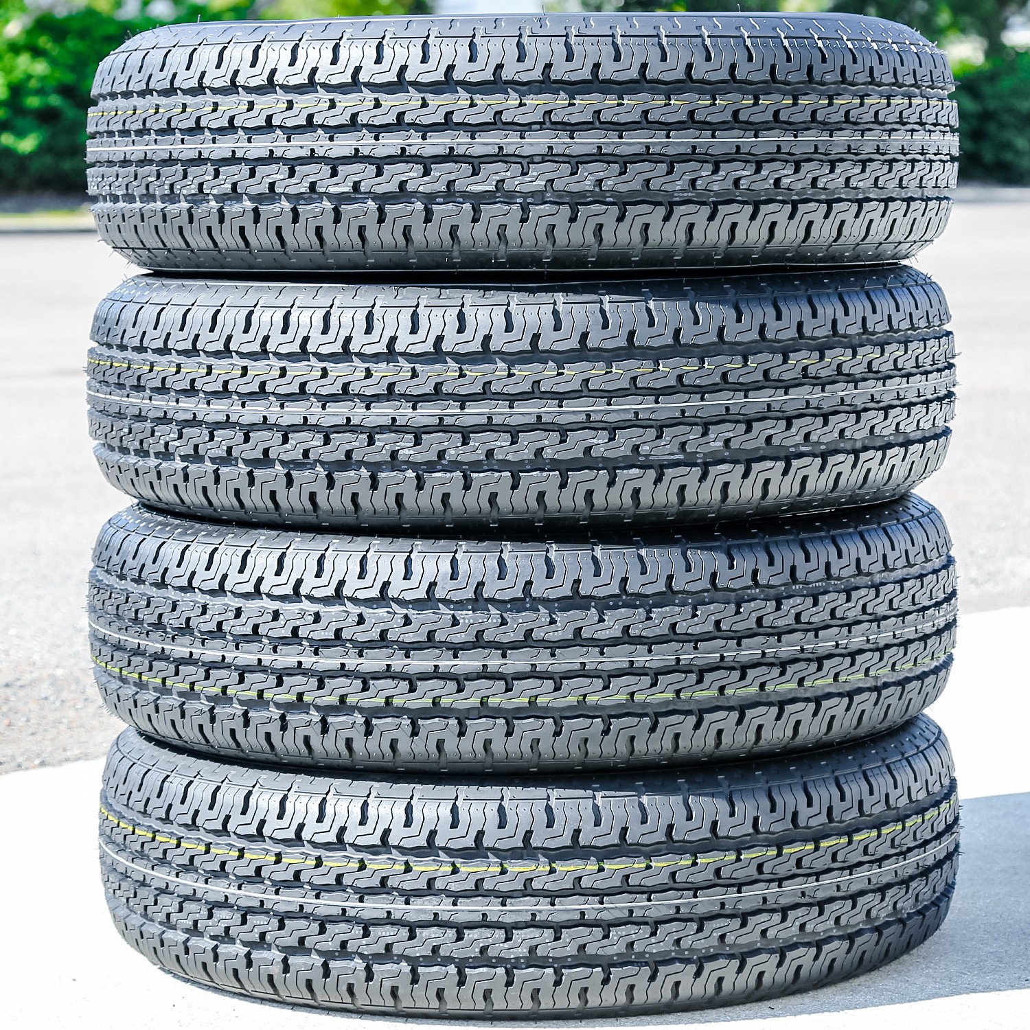 2 Tires Atturo ST300 Steel Belted ST 205/75R15 Load D 8 Ply Trailer