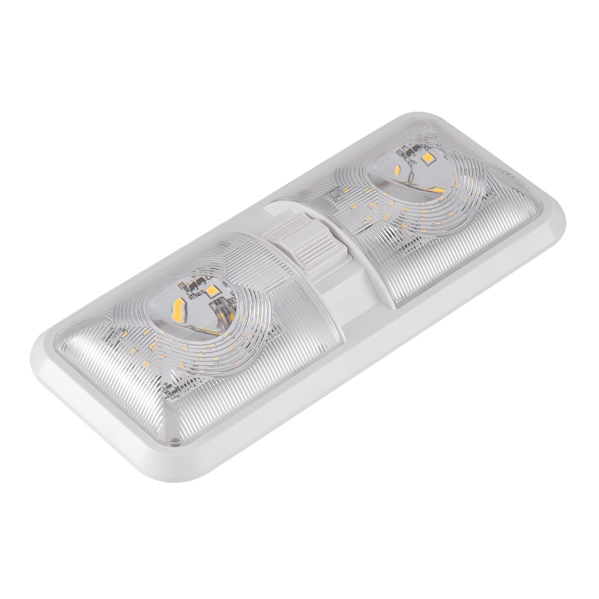 5Pcs 12V LED RV Ceiling Double Dome Light RV Interior Lighting Trailer Camper
