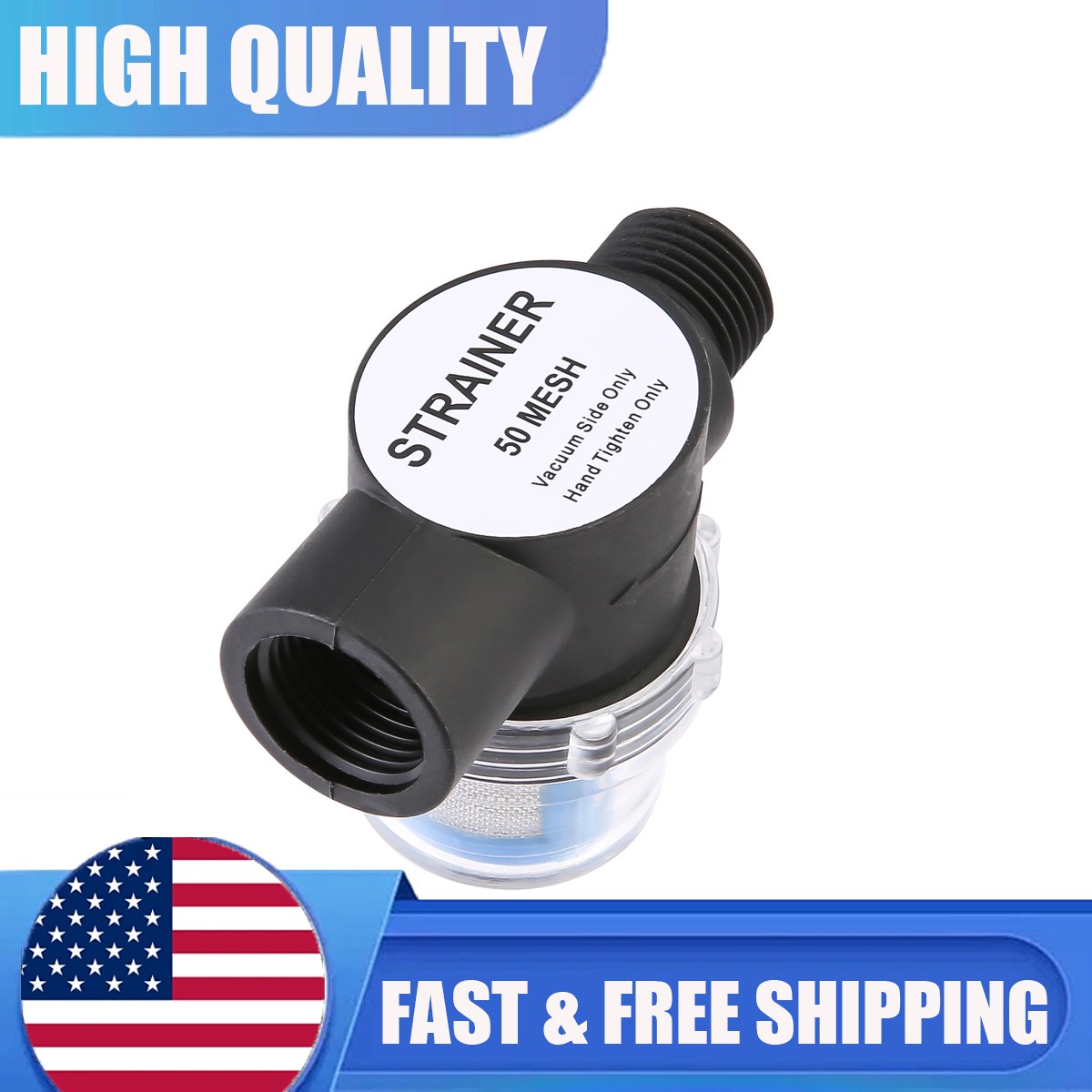 Replacement RV Camper Water Pump Strainer 255-313 Filter Mesh Screen
