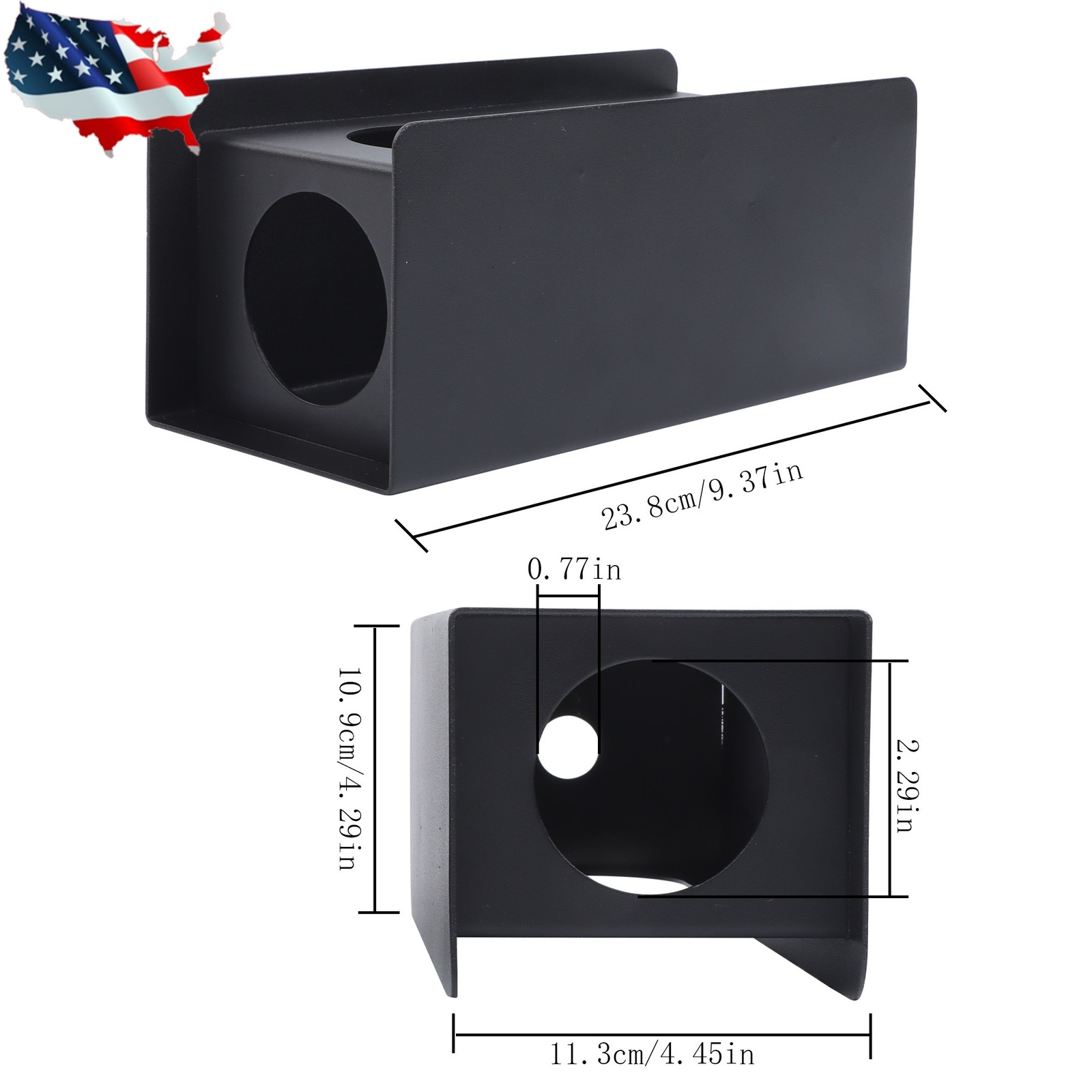 6″ Oval Tail Light Mount Box Guard Truck Trailer Camper Boat 24013