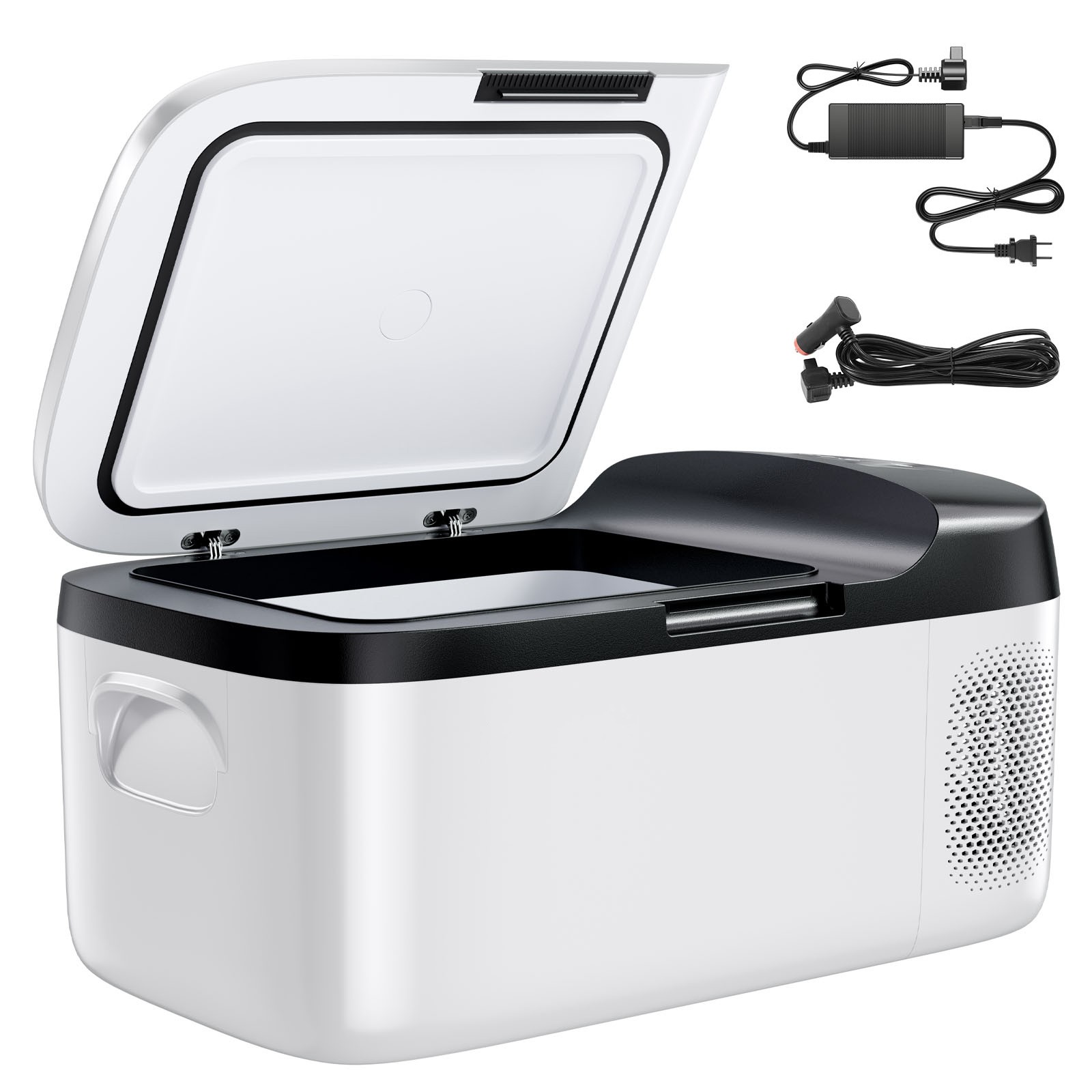 16 QT Cars Freezer for RVs, Campsites, Boats, Camping, Fishing, 60W Freezer