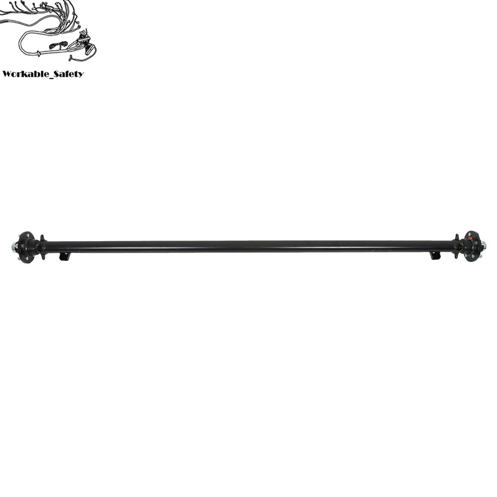 3.5K Trailer Axle For Trailer Cargo Dump RV 5 lug Utility Axle 3500lbs Boat Axle