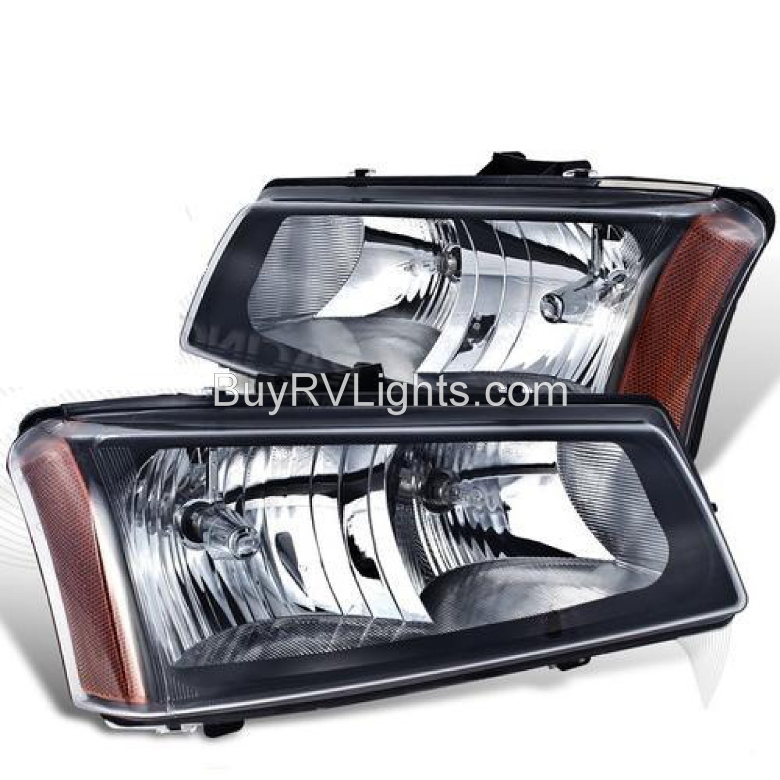 TIFFIN ALLEGRO 2007 2008 PAIR LEFT RIGHT HEADLIGHTS HEAD LIGHTS FRONT LAMPS RV