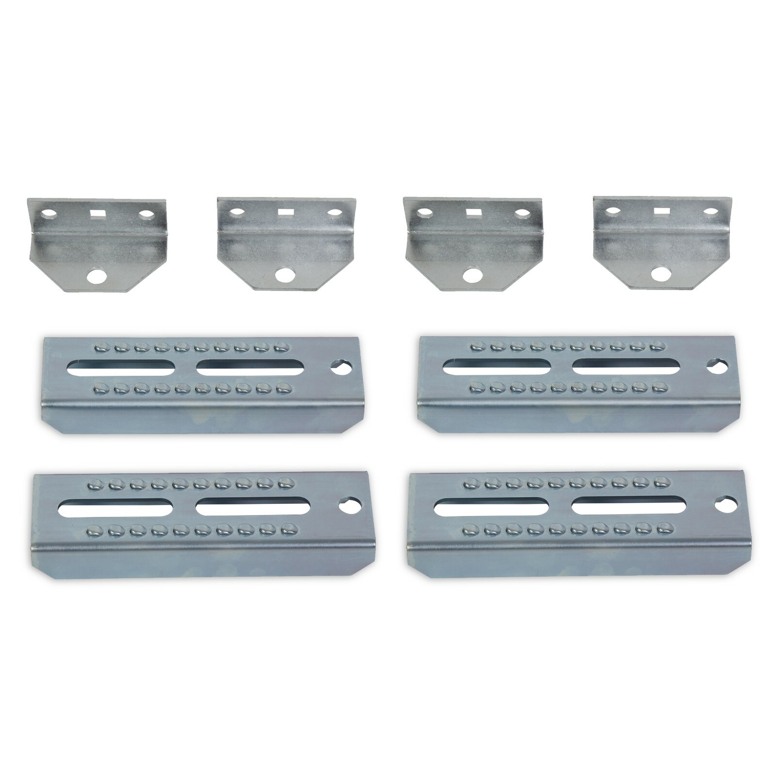 (6) -8″ Boat Trailer Swivel Top Bunk Board Brackets Bolster Electro-Galvanized