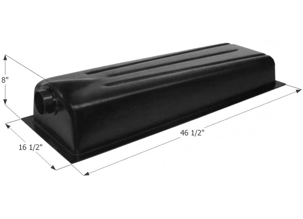 Icon 01610 HT706-ED RV Waste Holding Tank w/Center End Drain 3″ Spigot 15 gal.