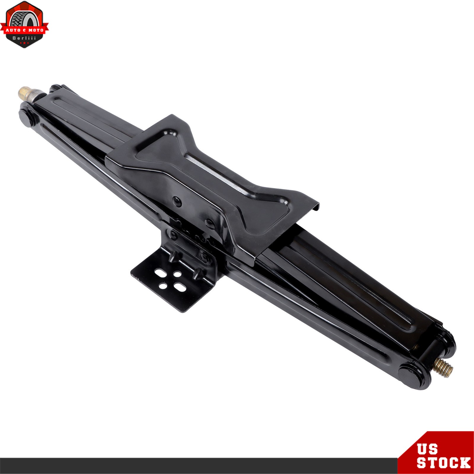 5000lbs 24″ For RV Camper Trailer Stabilizer Leveling Scissor Jack Kit Black