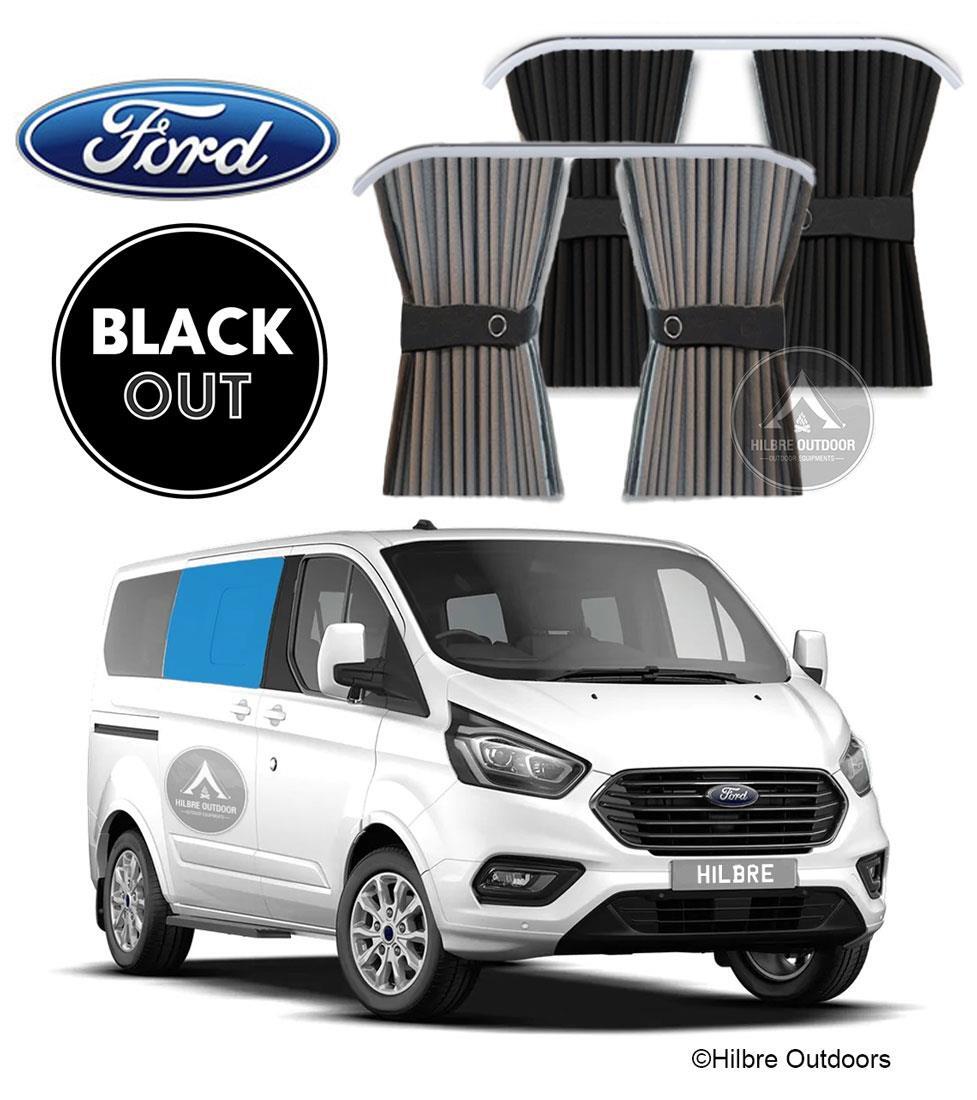 FORD CUSTOM CAMPERVAN BLACKOUT CURTAINS RIGHT CENTRE INSULATED WINTER/SUMMER