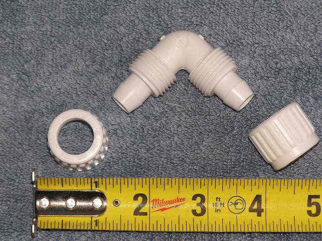 Flair It RV Marine Bus Mobile Home Fresh Water 90 degree elbow ½ PEX Tube # 6800