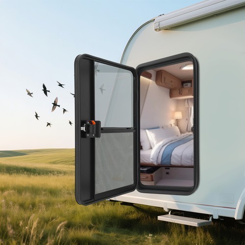 28*38in RV Camper Teardrop Trailer Door Entry Door for Left Driver Side