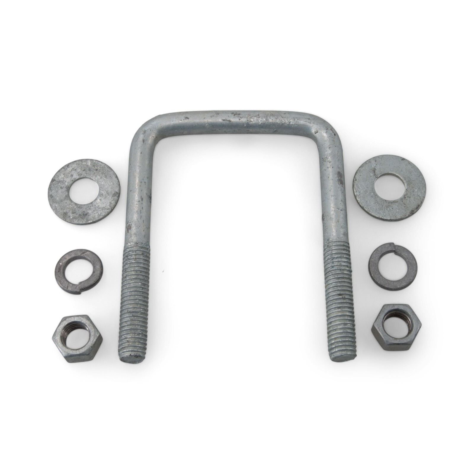 (Qty 6)- Boat Trailer U-Bolt 1/2″ x 3″ x 4 5/16″ Square Galvanzied Ubolt