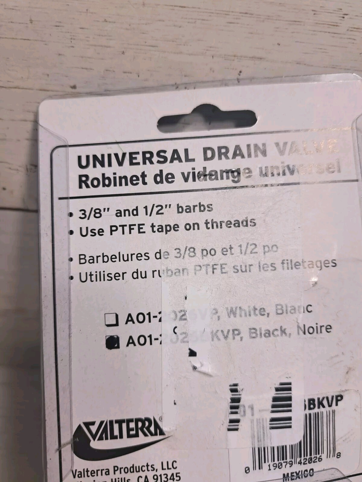Drain Valve universal drain valve from Valterra 3/8″ and 1/2″ Fit For Rvs Camper