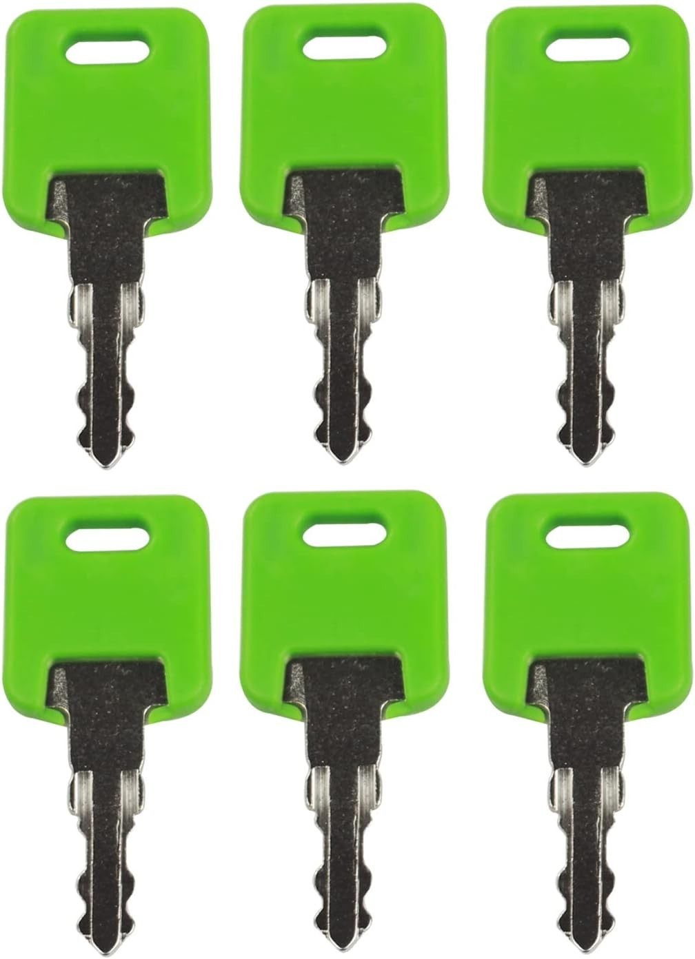 Compatible 6-Pack Motorhome Keys MK9901 6601 – Polished Aluminum Design