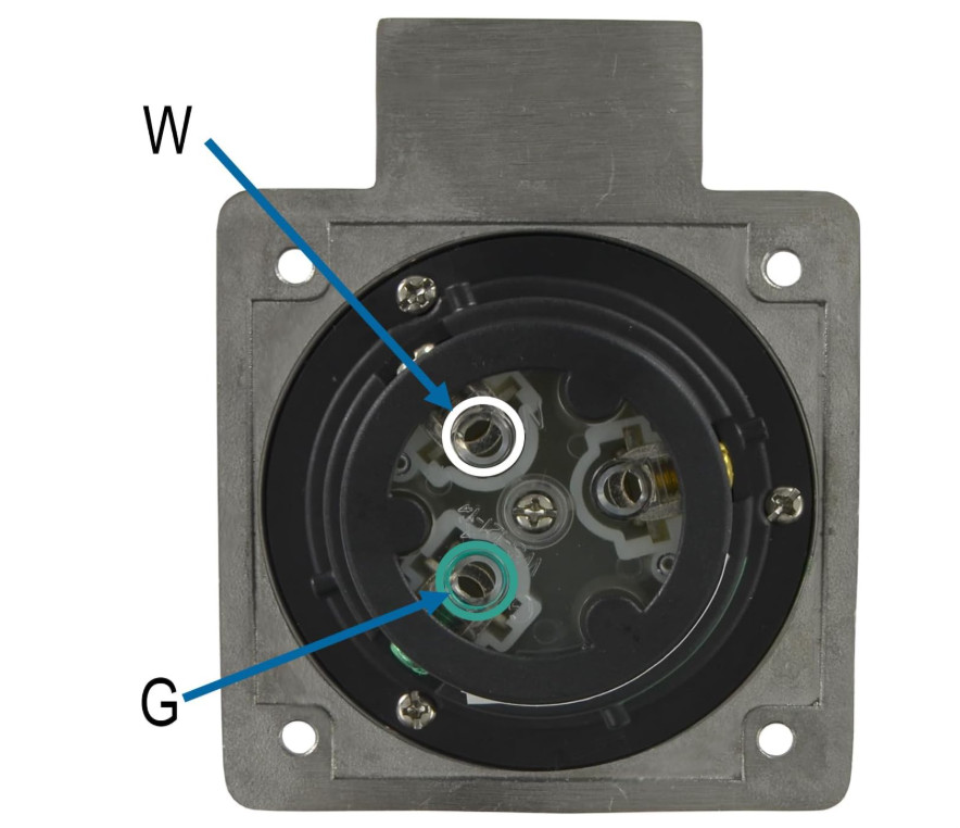 Conntek 30 Amp 125 Volt RV Marine Power Inlet – Stainless Steel
