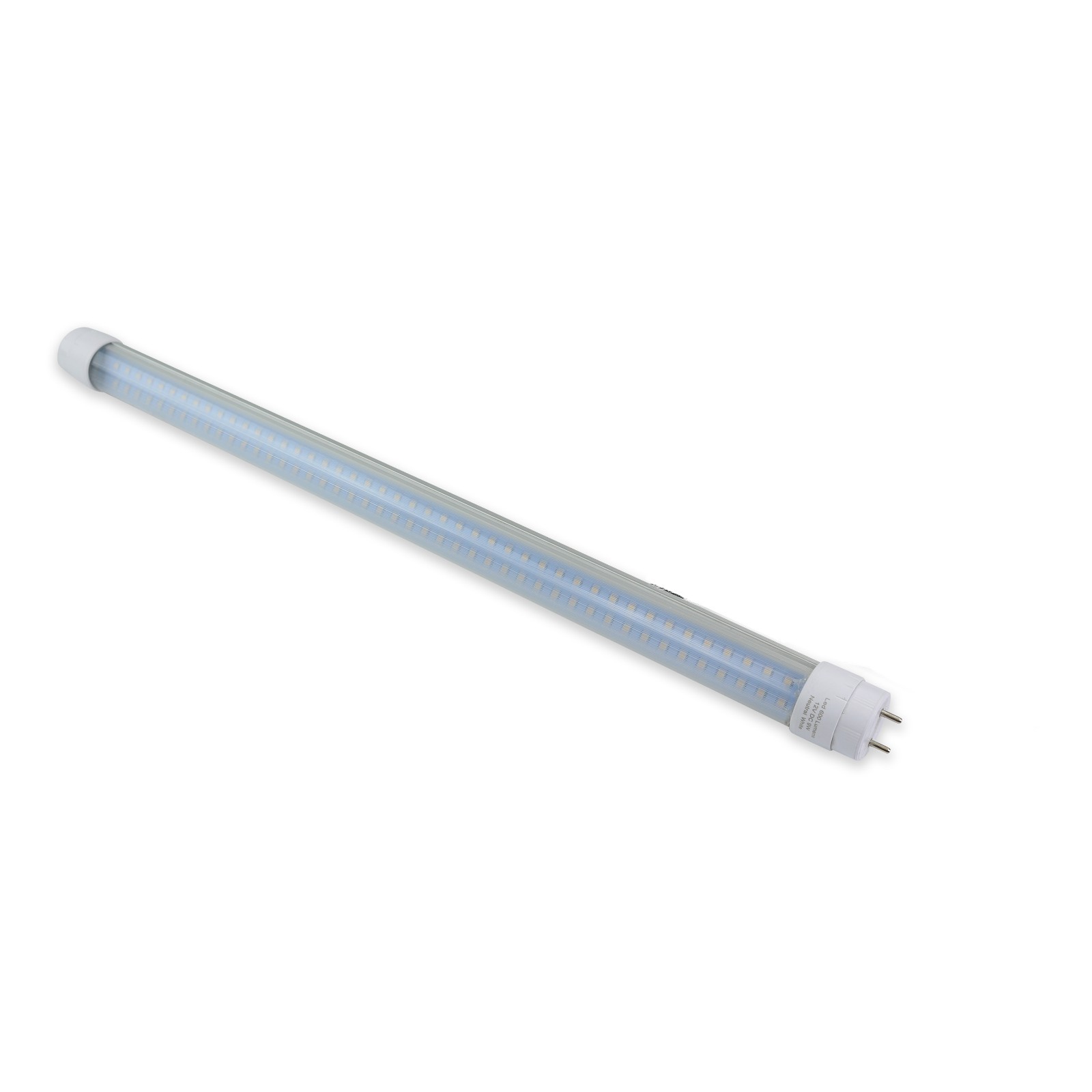 12V DC RV Marine F15T8 LED Tube Light 9W 18″(17-3/4″ pin to pin) NW 600 lm