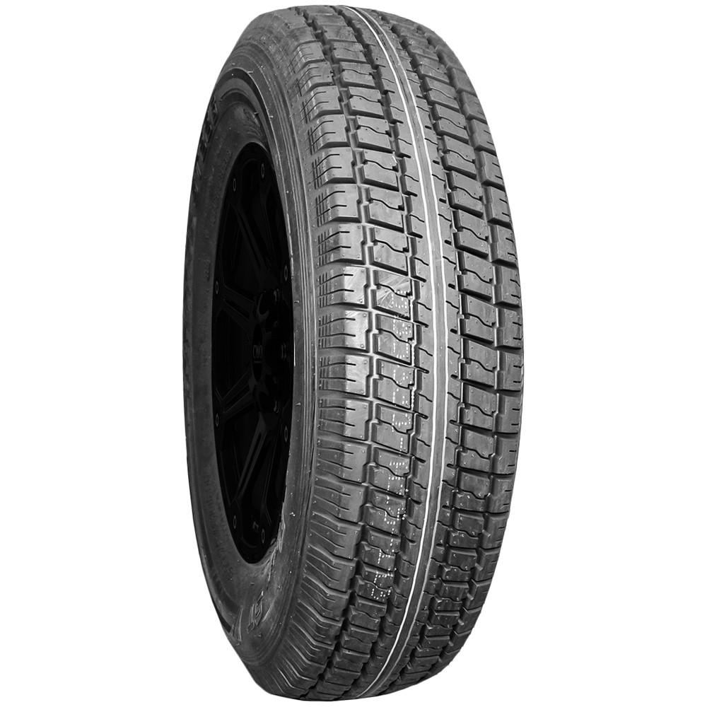 (QTY 4) 235/85R16 CastleRock ST-226 128/124L Load Range F Black Wall Tires