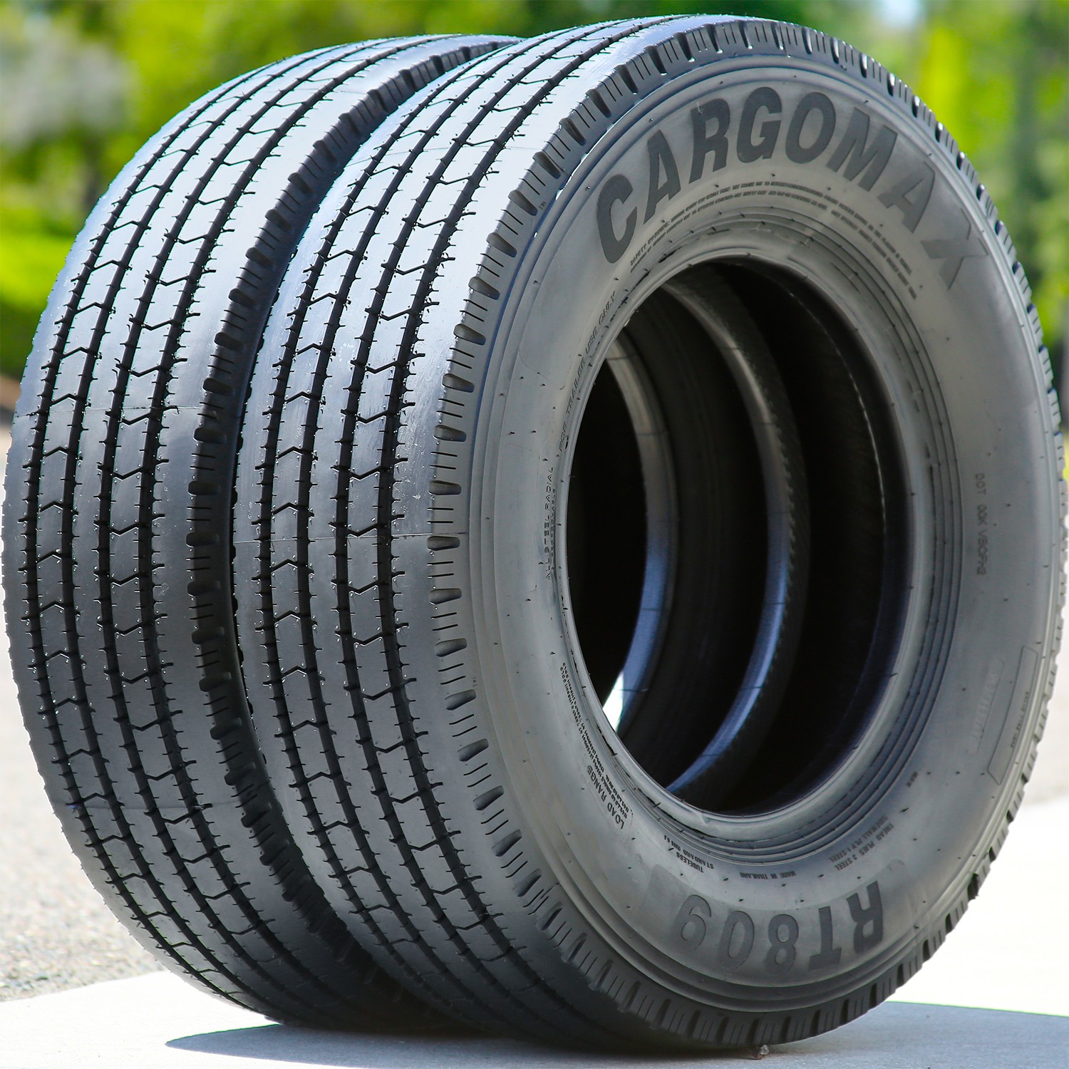 5 Tires Cargo Max RT809 All Steel ST 235/80R16 H 16 Ply (DT) Trailer
