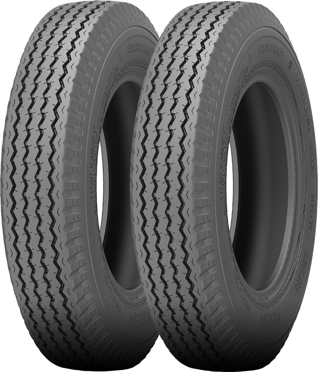 Kenda Loadstar K353 Bias Trailer Tire LRB 4ply 4.80-12 – Pack of 2