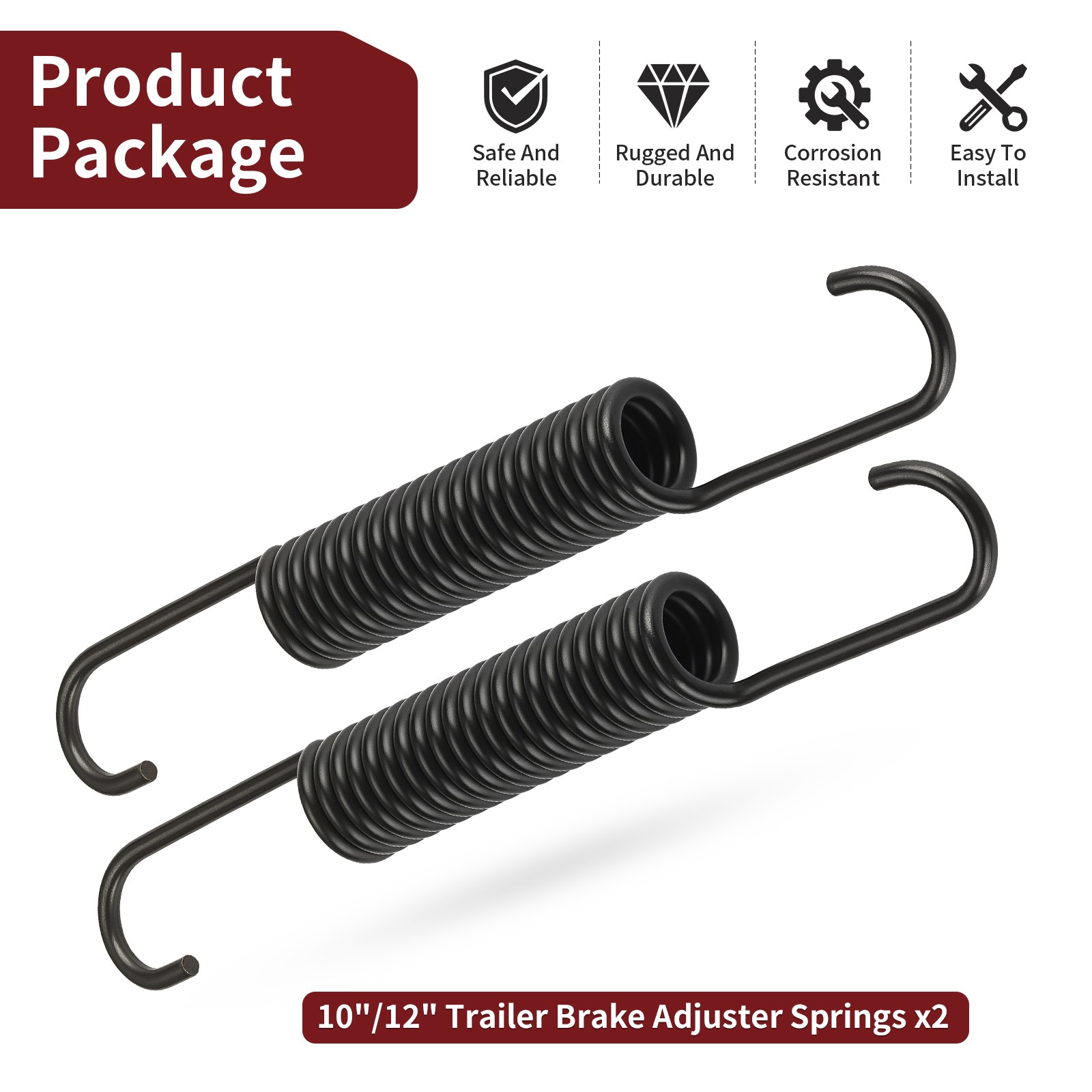 10″/12″ Trailer Brake Adjuster Springs For Dexter 2.8K 3.5K 4.4K 6K 7K Electric