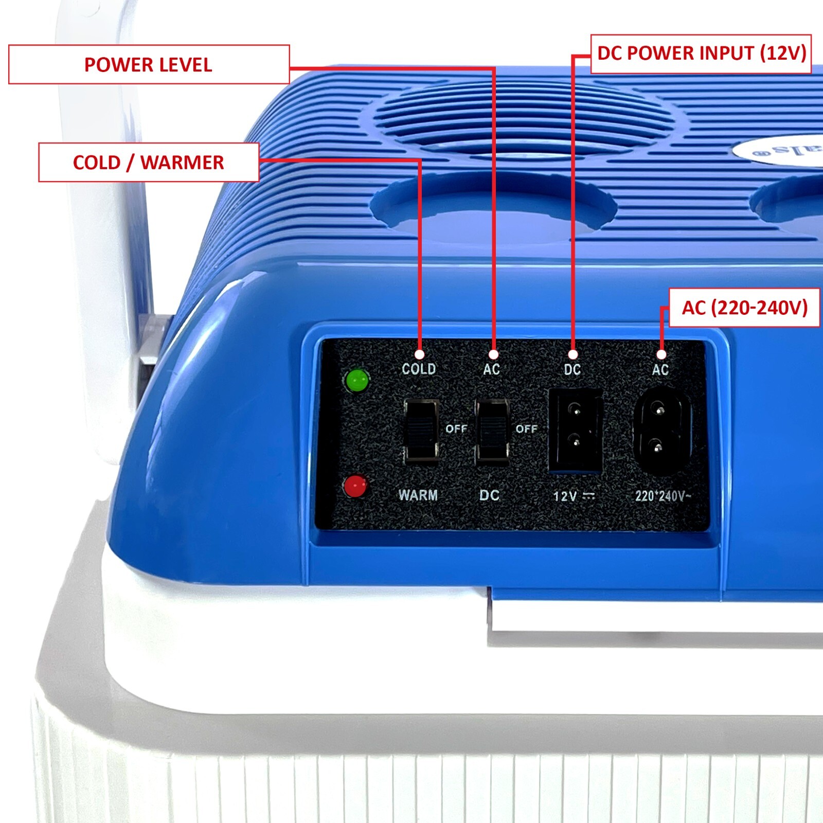 24L Cooler Hot/Cold Portable Cool Box Car Home Electric 240V AC / 12V DC