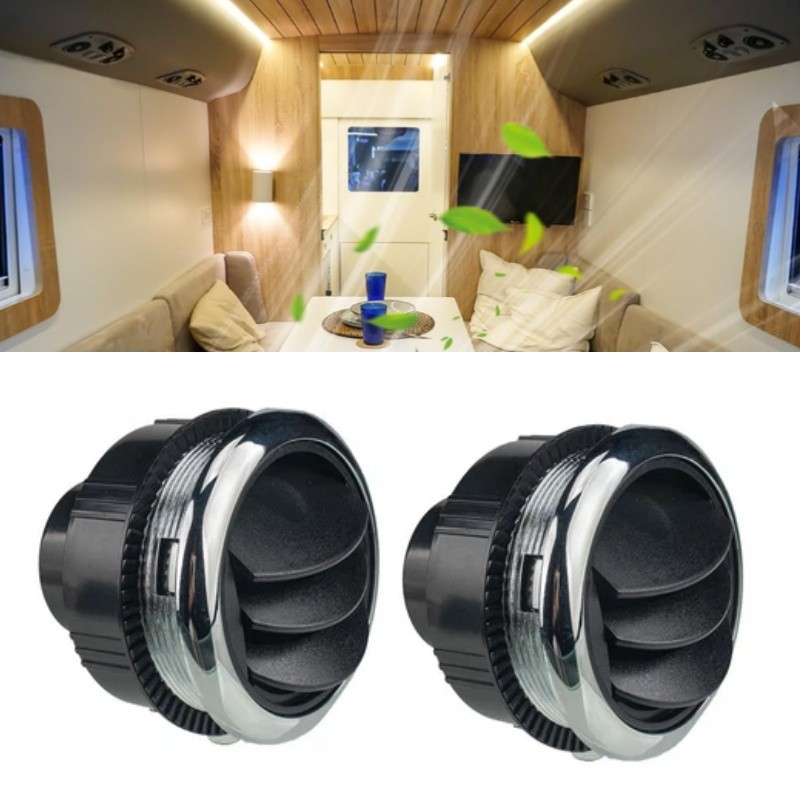 Universal 46mm Round A/C Air Conditioning Outlet Vent for RV Bus Car Van Boat