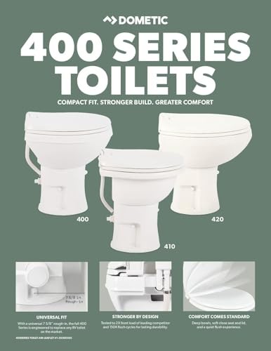 Dometic Genuine OEM Flush Ball Seal Kit 385311658, 300 and 400 Series Toilets