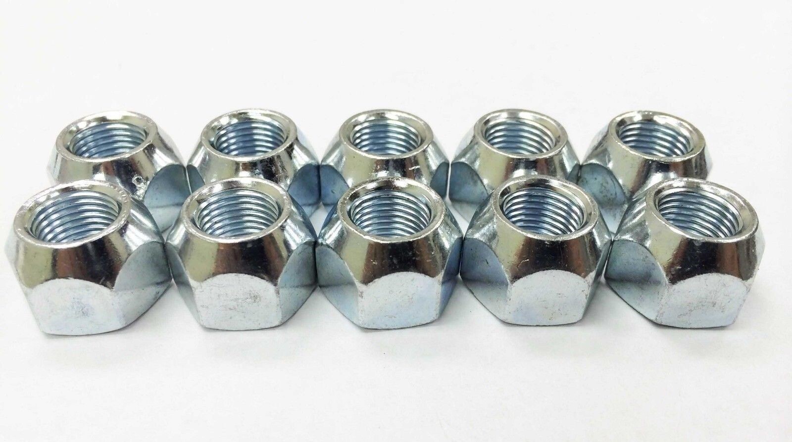 Set of 10 Trailer RV 1/2″-20 Cone Wheel Nuts – 22034