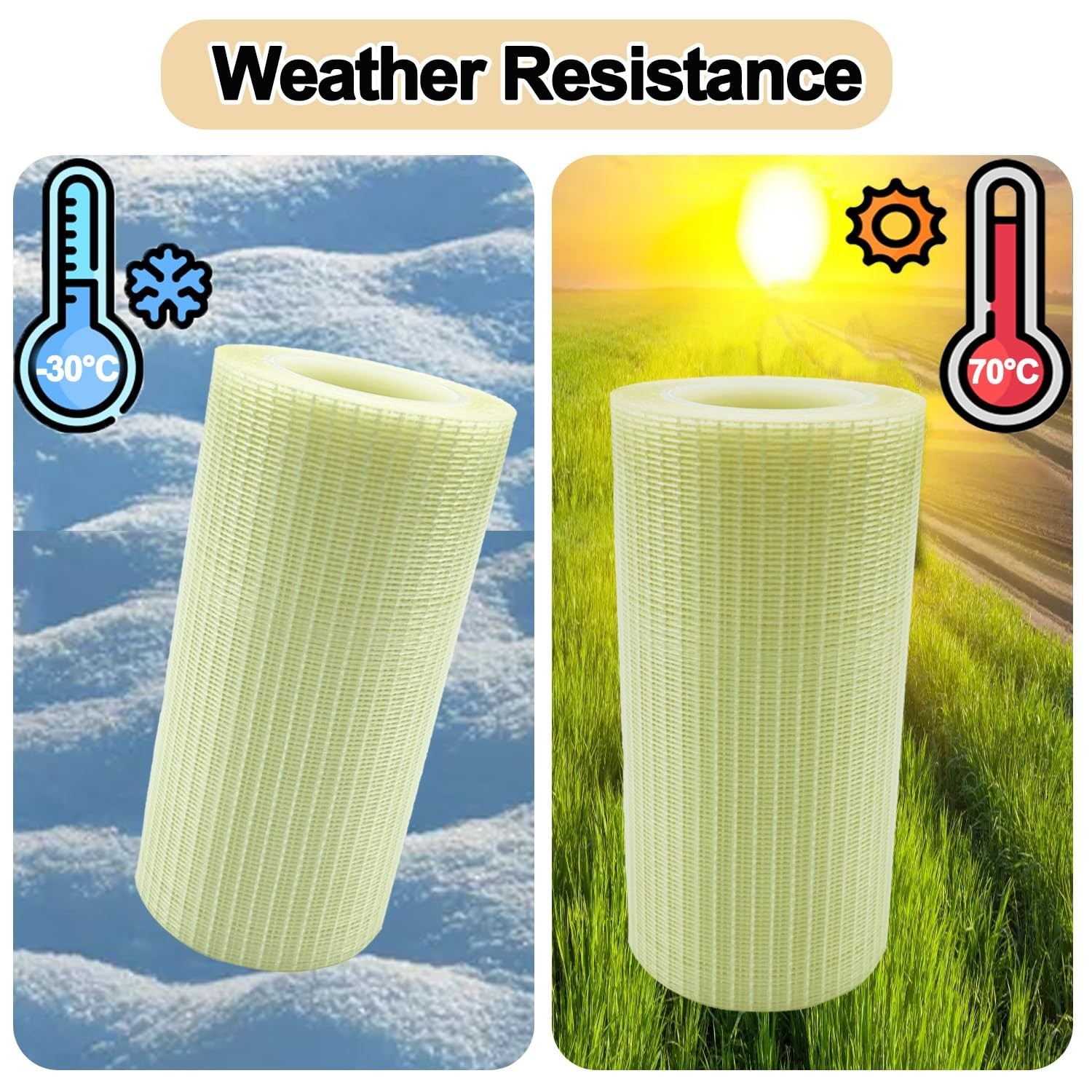 Transparent Repair Patch Tape for RV Awnings, Tents, and Fabric Surfaces