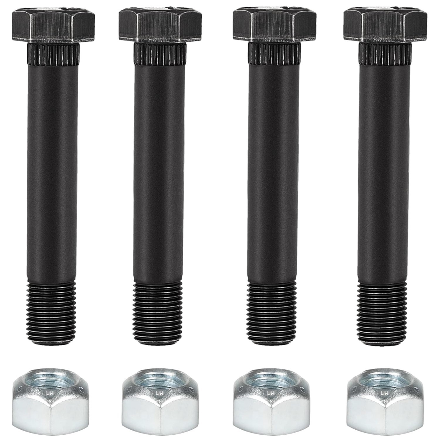 9/16″ -18 Shackle Bolts 3-1/2″ Long 4-Pack with Nuts