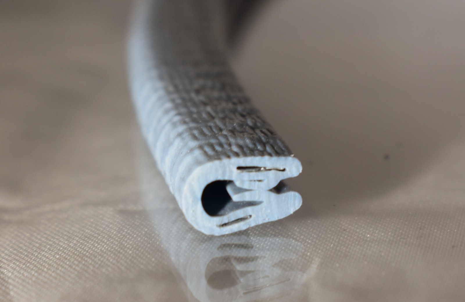 Large Grey Car EDGE TRIM SEAL – Interior & Exterior – PVC Rubber Van Boat Truck