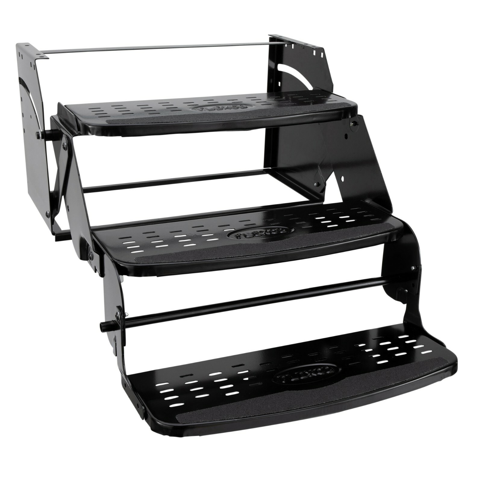 RV Steps 24″ Triple Step in Black RV Stairs RV Exterior Steps Camper Steps
