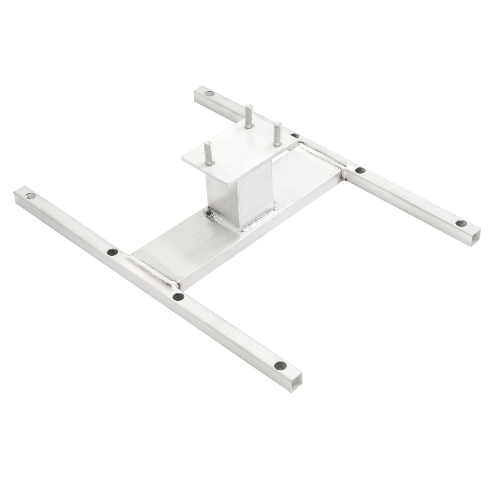 16″ Stud Spacing Trailer Mount H-Mount Spare Tire Carrier 5-Lug Wheel, Aluminum