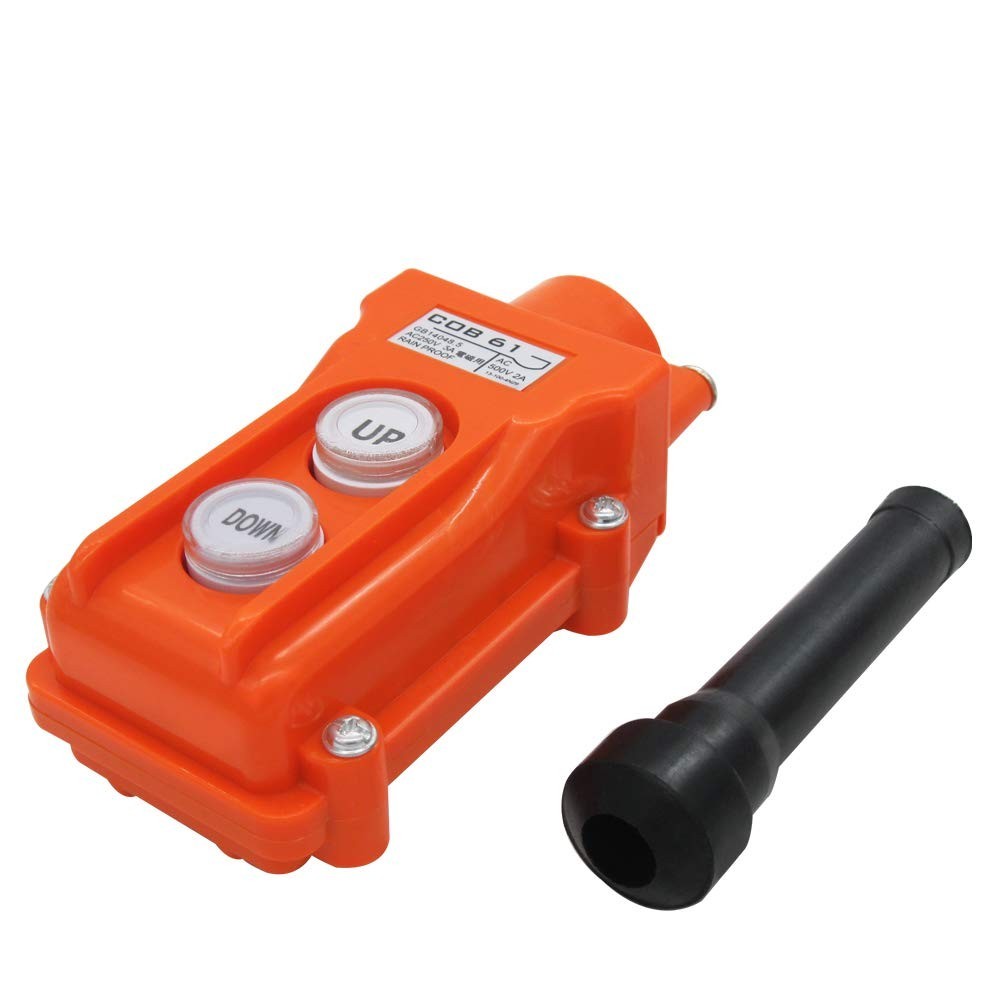 Remote Control Switch Hoist Up Down Crane Push Button 2pcs