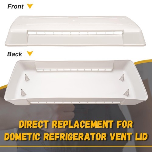RV Refrigerator Vent Cover Compatible with Dometic Vents Lid Cap Universal 65528