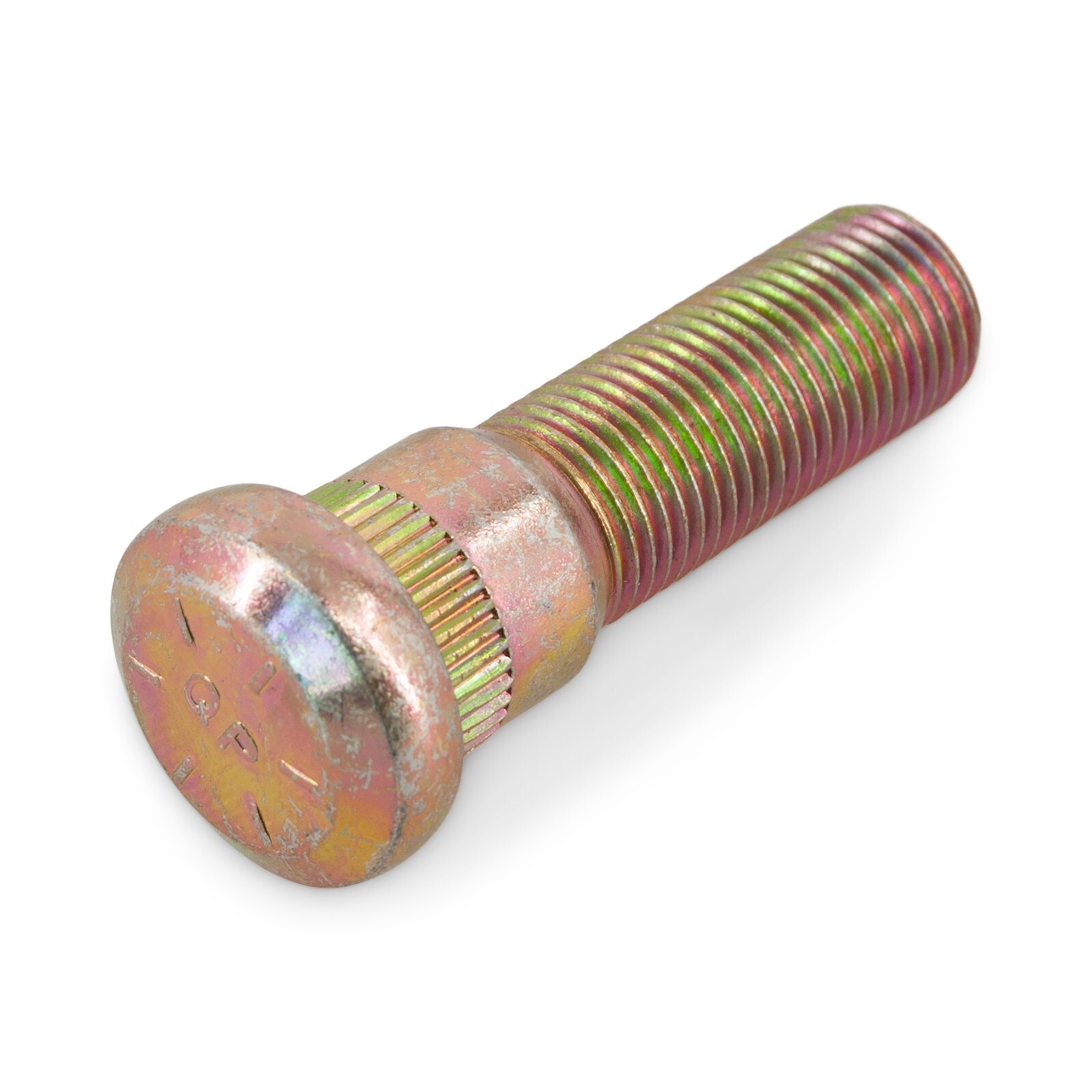Zinc Plated Drive In Trailer Hub Stud 9/16 inch by 2 inch for 5.2k-8K Hubs