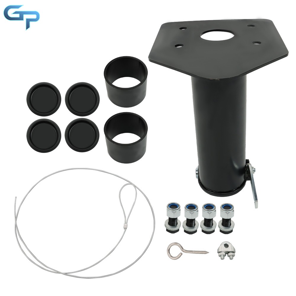5th Wheel to Gooseneck Adapter Hitch Adjustable Height 12″-15″-17″