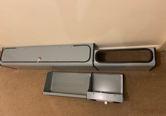 Mazda Bongo AFT over head storage units and under seat Drawer – Light Grey