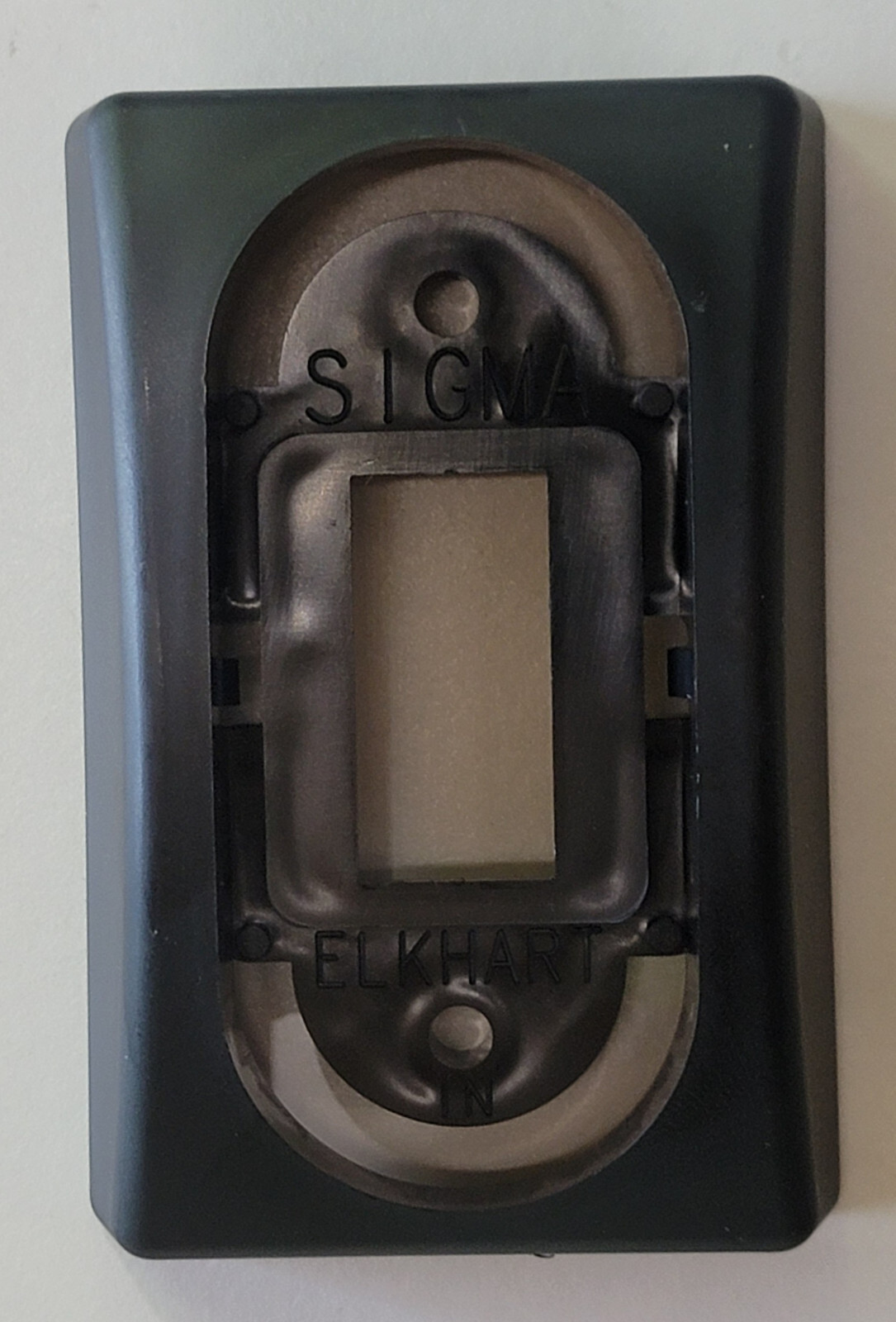 Sigma 1B On/Off Rocker Switch w/ Surface Mount Plate 20A 14VDC RV Camper Black