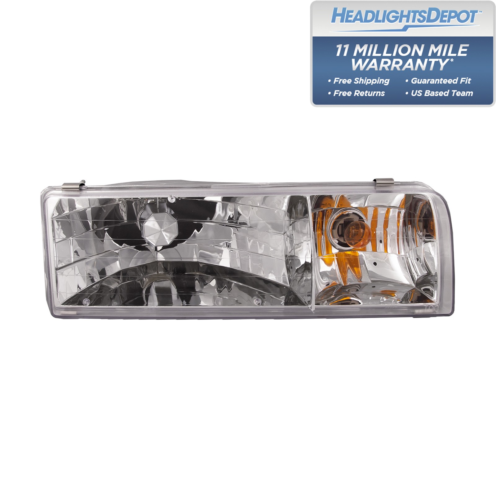Fits Damon Ultrasport 1998-2001 Motorhome RV Right Passenger Headlight Halogen