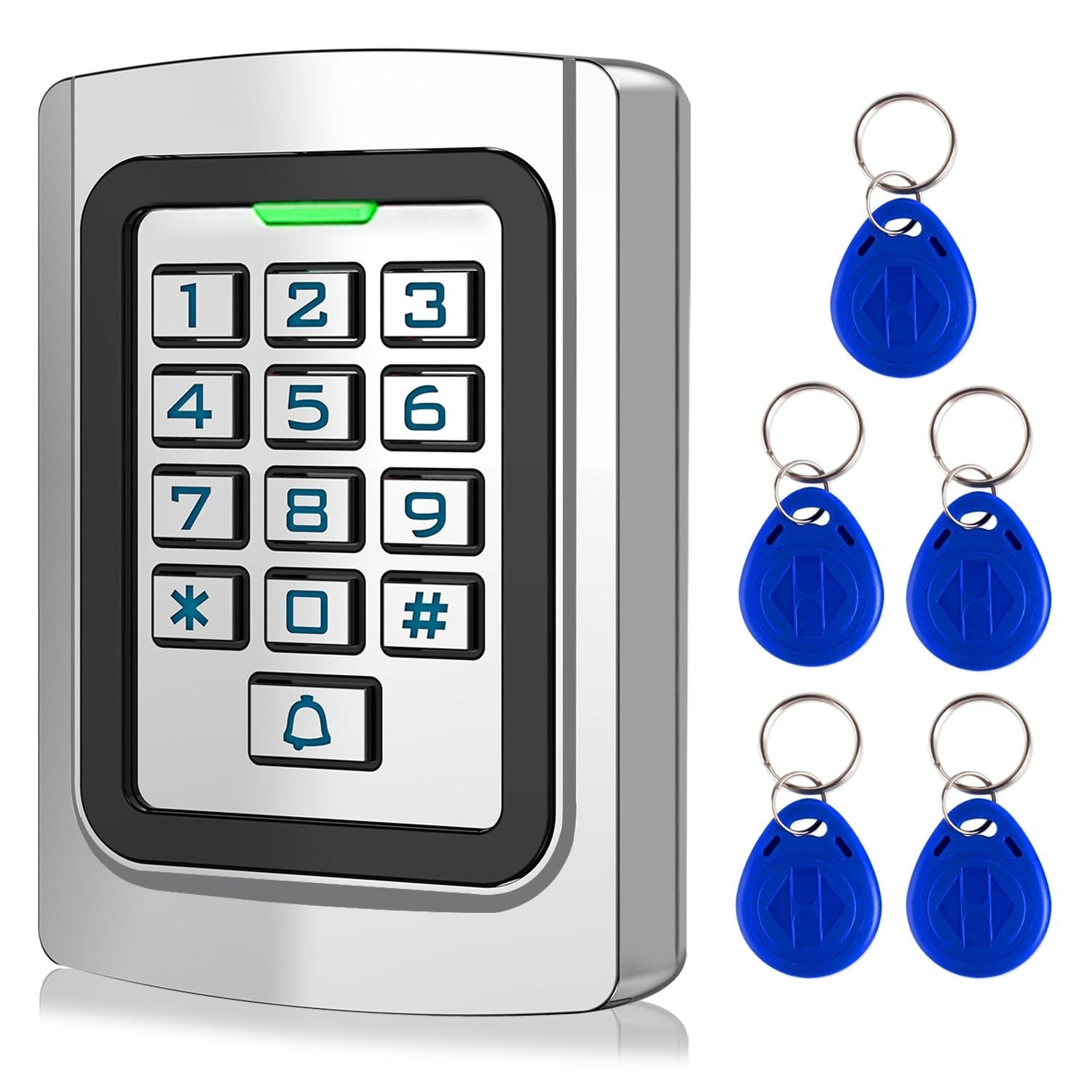 Universal Wired Keypad Access Control – PIN Code & ID Card, Waterproof, 2000 Use