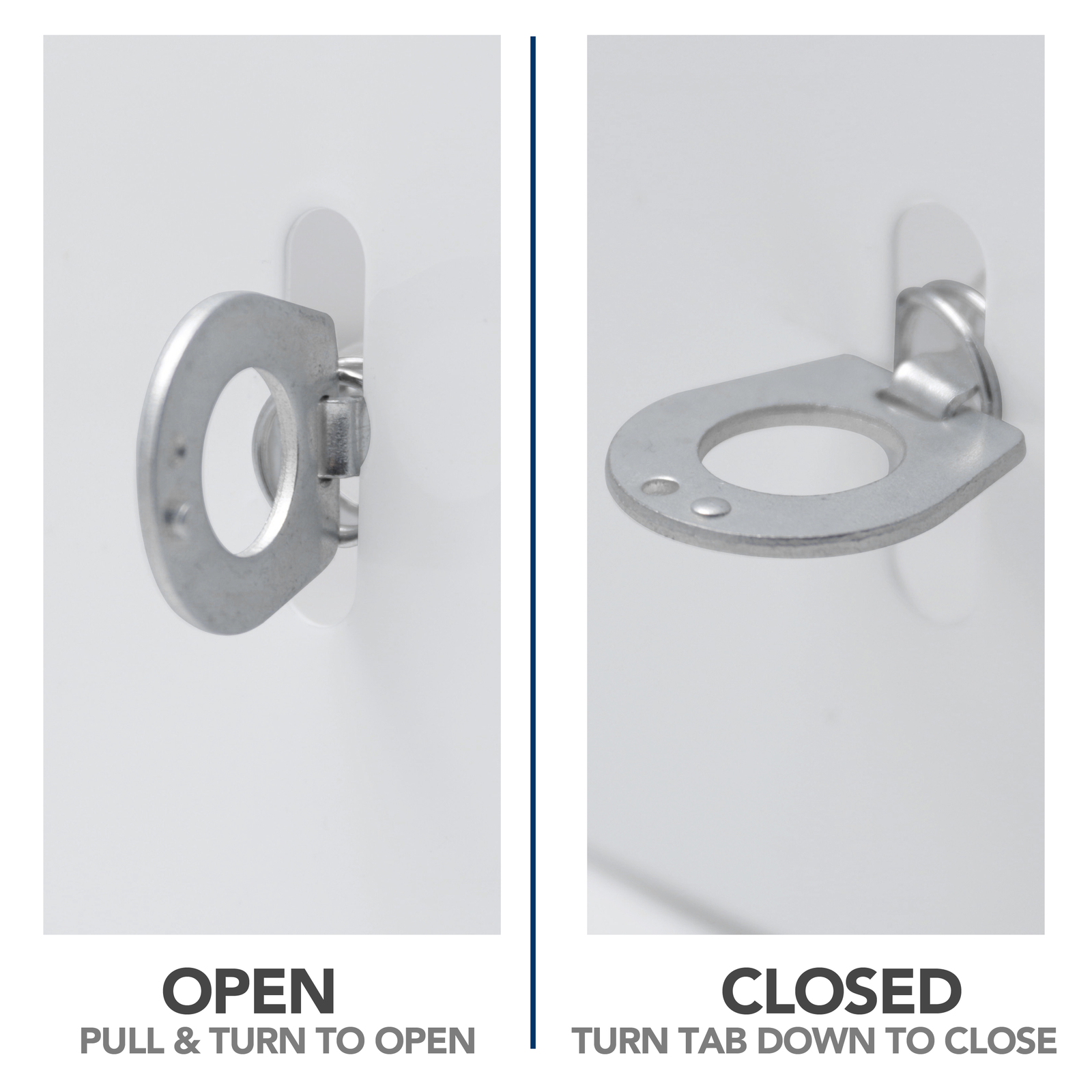 Leisure Coachworks RV Water Heater Door Latch 4 PACK Trailer Camper