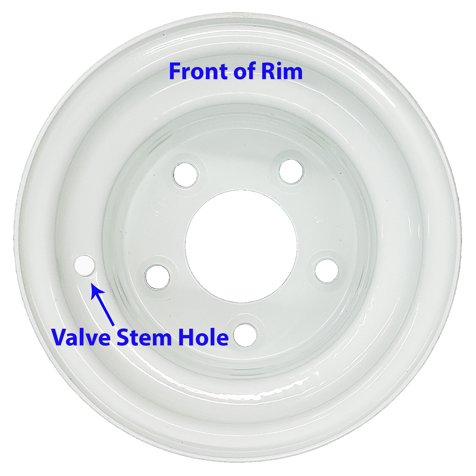 8×5.375 5/4.5 Trailer RIM WHEEL for tire sizes 215/60-8 18.5×8.50-8 16.5×6.50-8