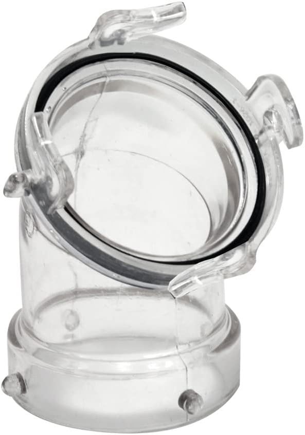 Reliable 45 Degree Hose Adapter with Acrylonitrile Butadiene Styrene Material