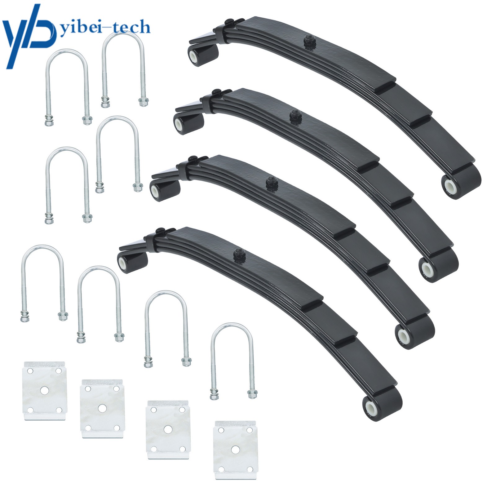 5000lbs 5K Tandem Trailer Axle Suspension Kit 2500 lbs Leaf Spring & Ubolt Kit
