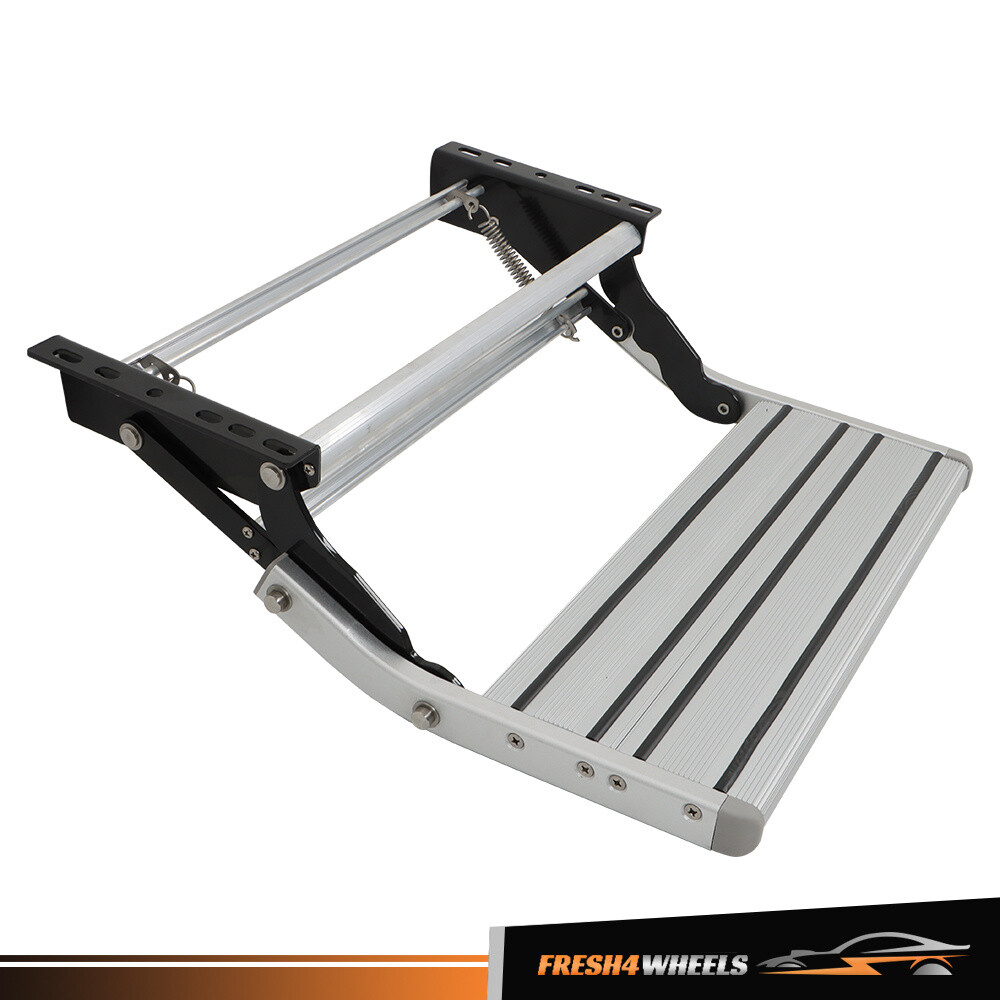 1 Step RV Camper Steps Compact One-Hand Expand or Collapse Manual Single Drop