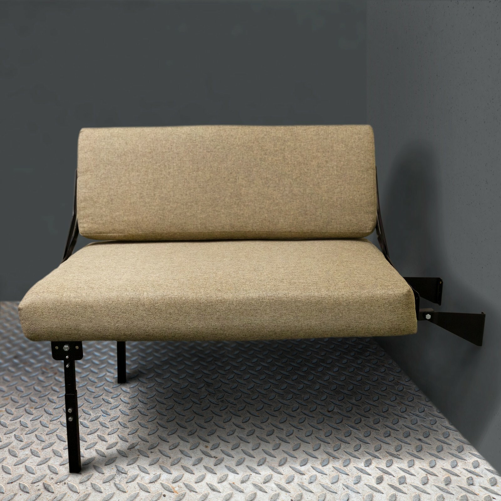 RecPro 38″ Wall Mount Rollover Dinette Booth with Adjustable Legs