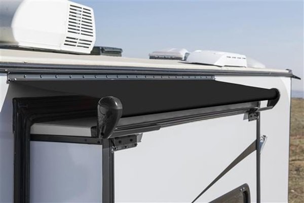 Carefree Alpine 202.5″ Black Vinyl Standard Slide-Out RV Awning w Rail