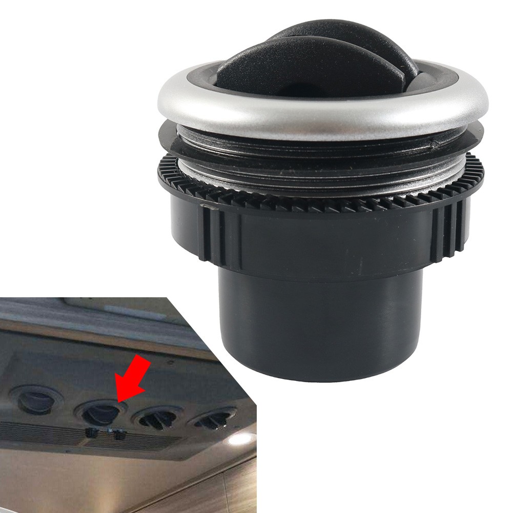 Universal Round A/C Air Conditioning Outlet Vent fit For RV Bus Car Boat Yacht