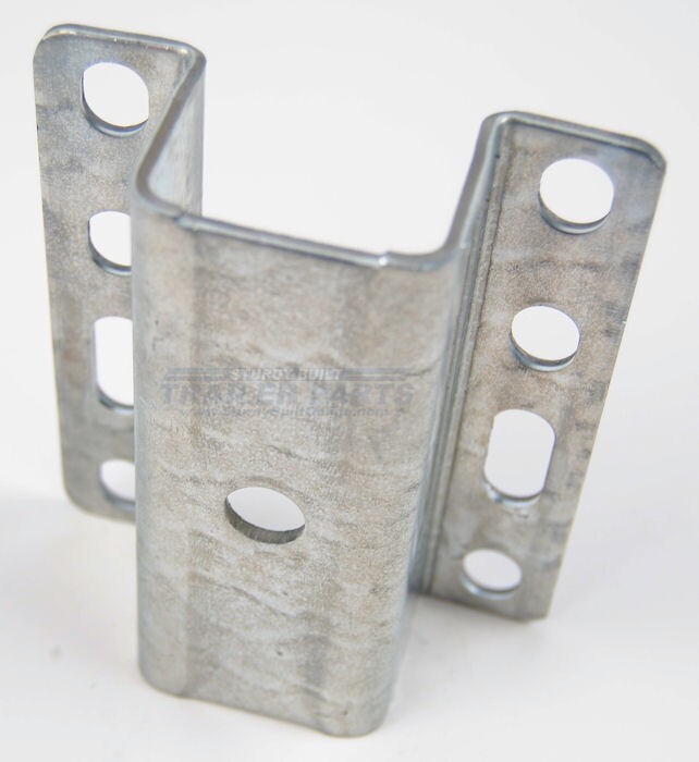 1 1/2 inch Galvanized Boat Trailer Hat Bracket for Guide Poles
