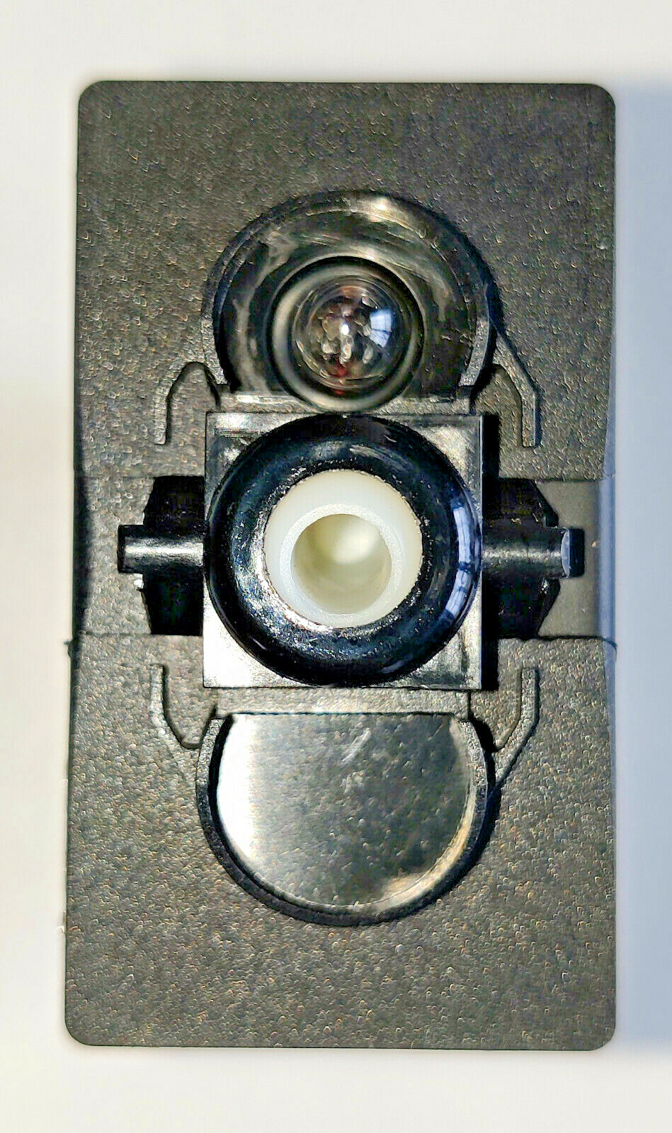 Carling V2D1 (On)/Off 20A 12V Momentary Rocker Switch Incandescent Lamp RV Bus